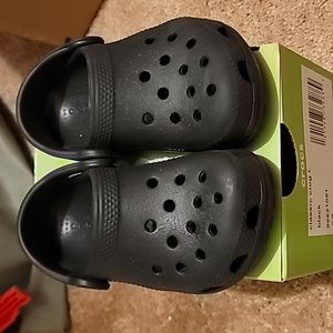Black Toddler crocs